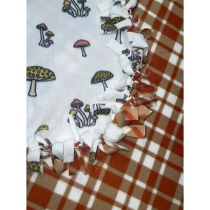 Plaid Mushroom Blanket